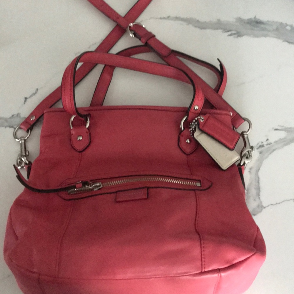Coach leather purse